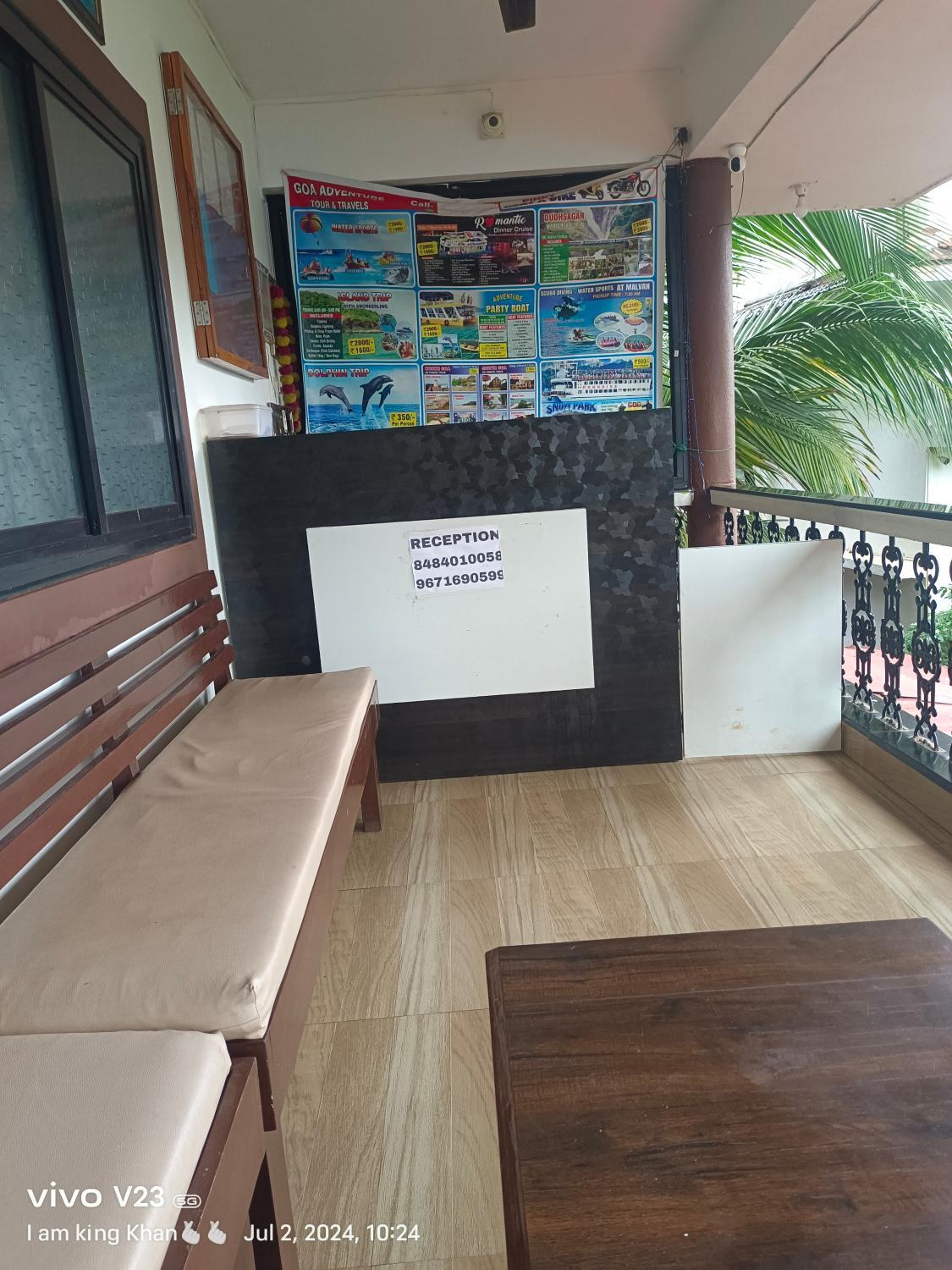 Lobby 5, Wave Front Retreat, North Goa