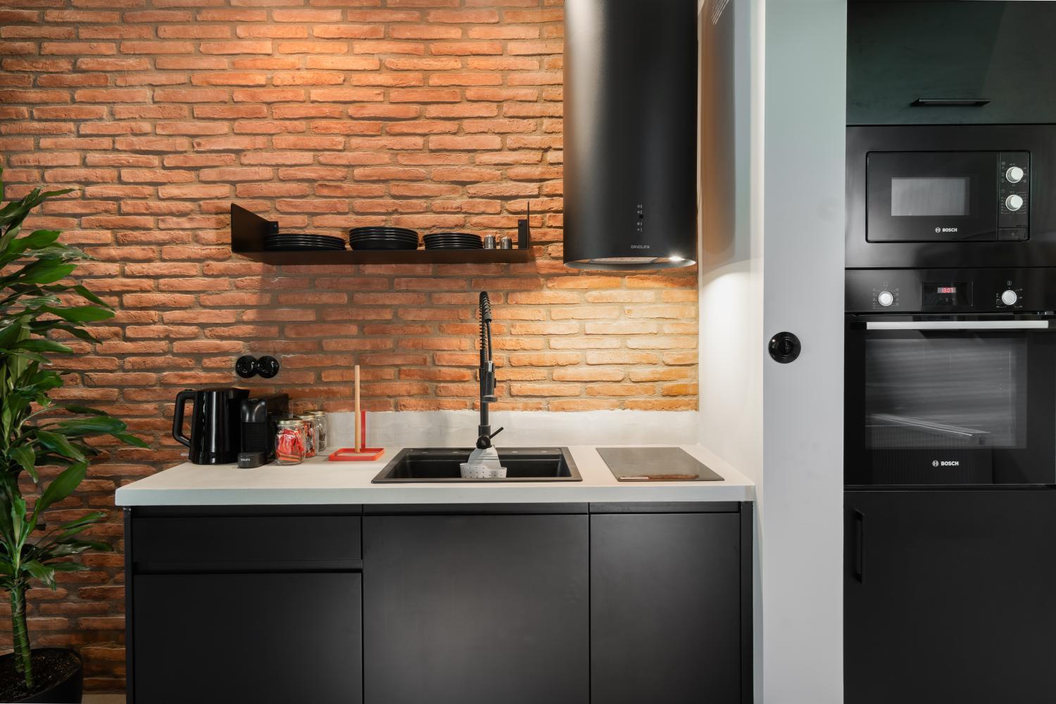 Kitchen 4, Three-Apartment Building with Rooftop access - Acropolis View, Attica