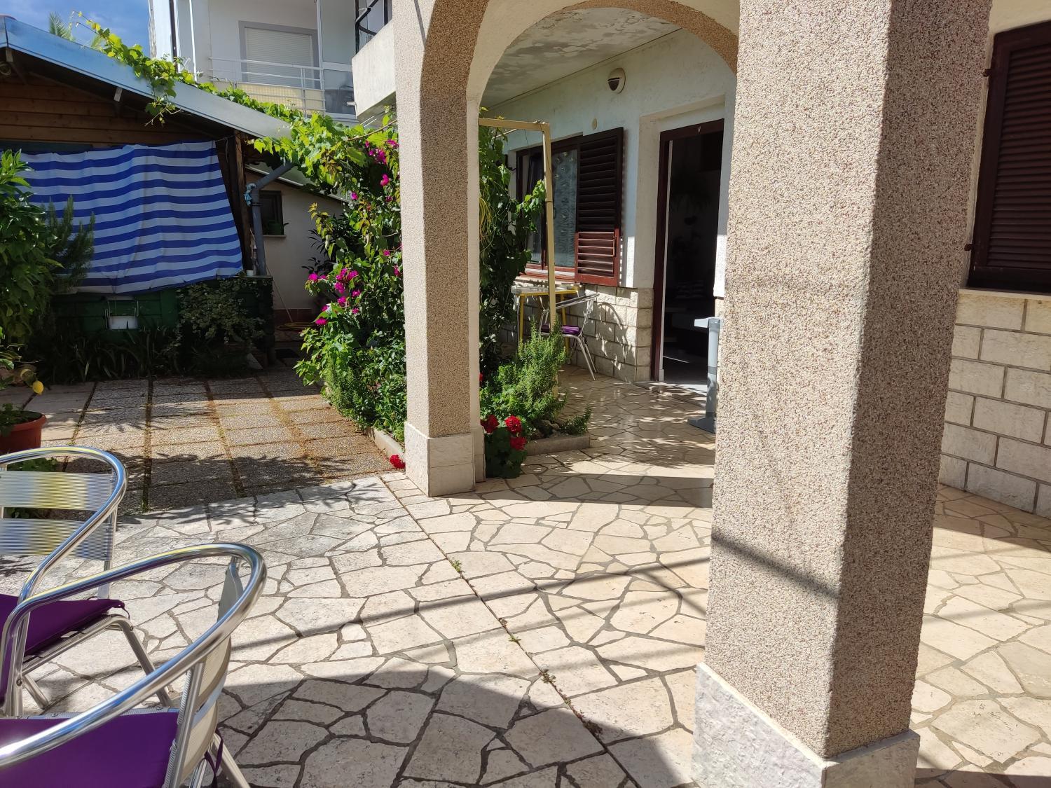 Balcony/terrace 4, Apartments Garden-Sea View with terrace, Crikvenica