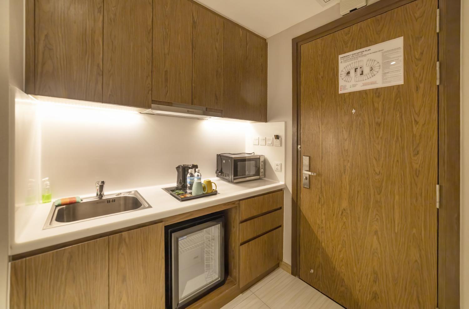 Kitchen, Panorama Beachfront Studio by NEST Group, Nha Trang