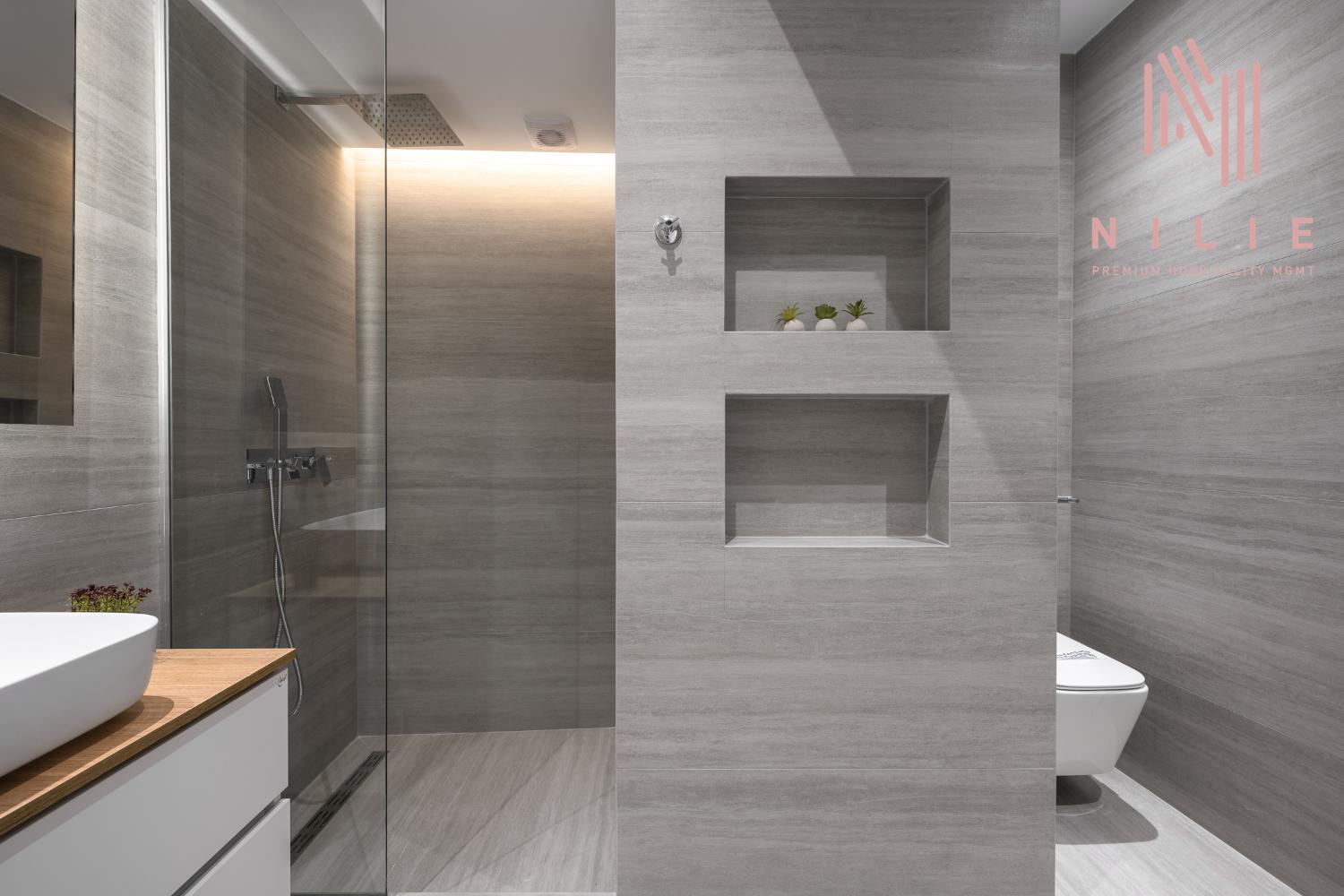 Bathroom 3, Villa 8, Nilie Hospitality MGMT, Central Macedonia