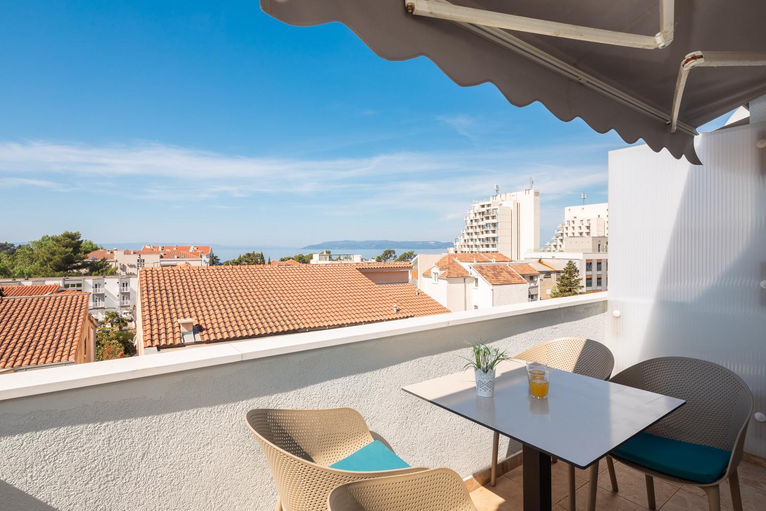 Balcony/terrace 5, Apartments near Central Beach with Free Parking, Makarska