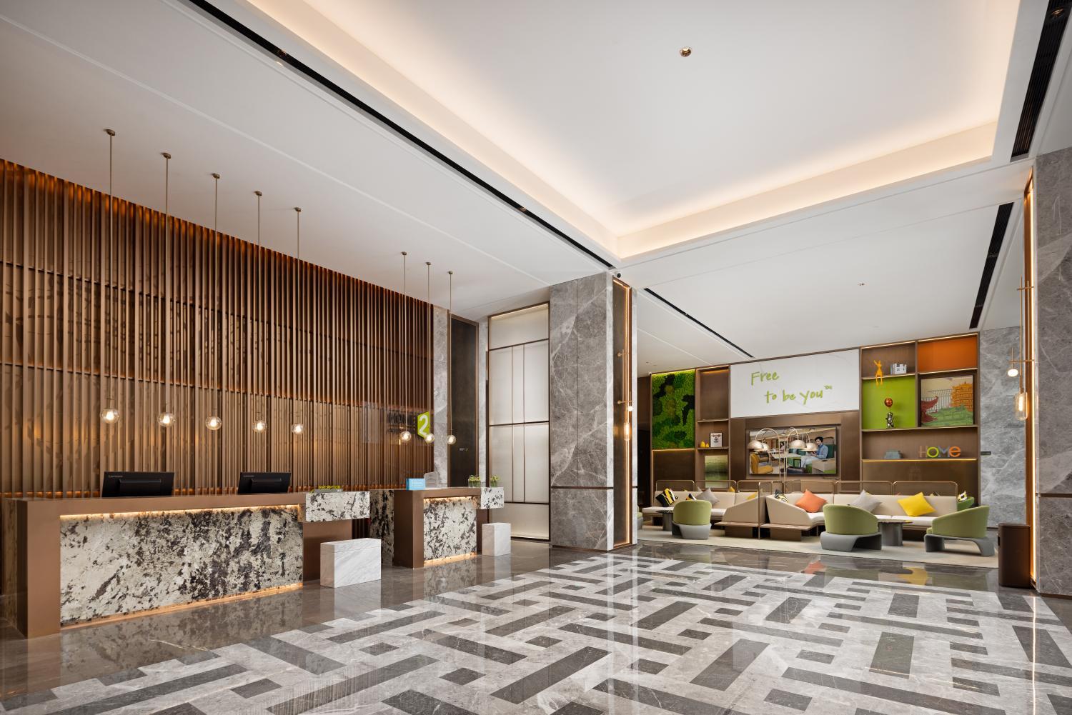 Lobby 5, Home2 Suite by Hilton Wuhan Economic Development Zone, Wuhan