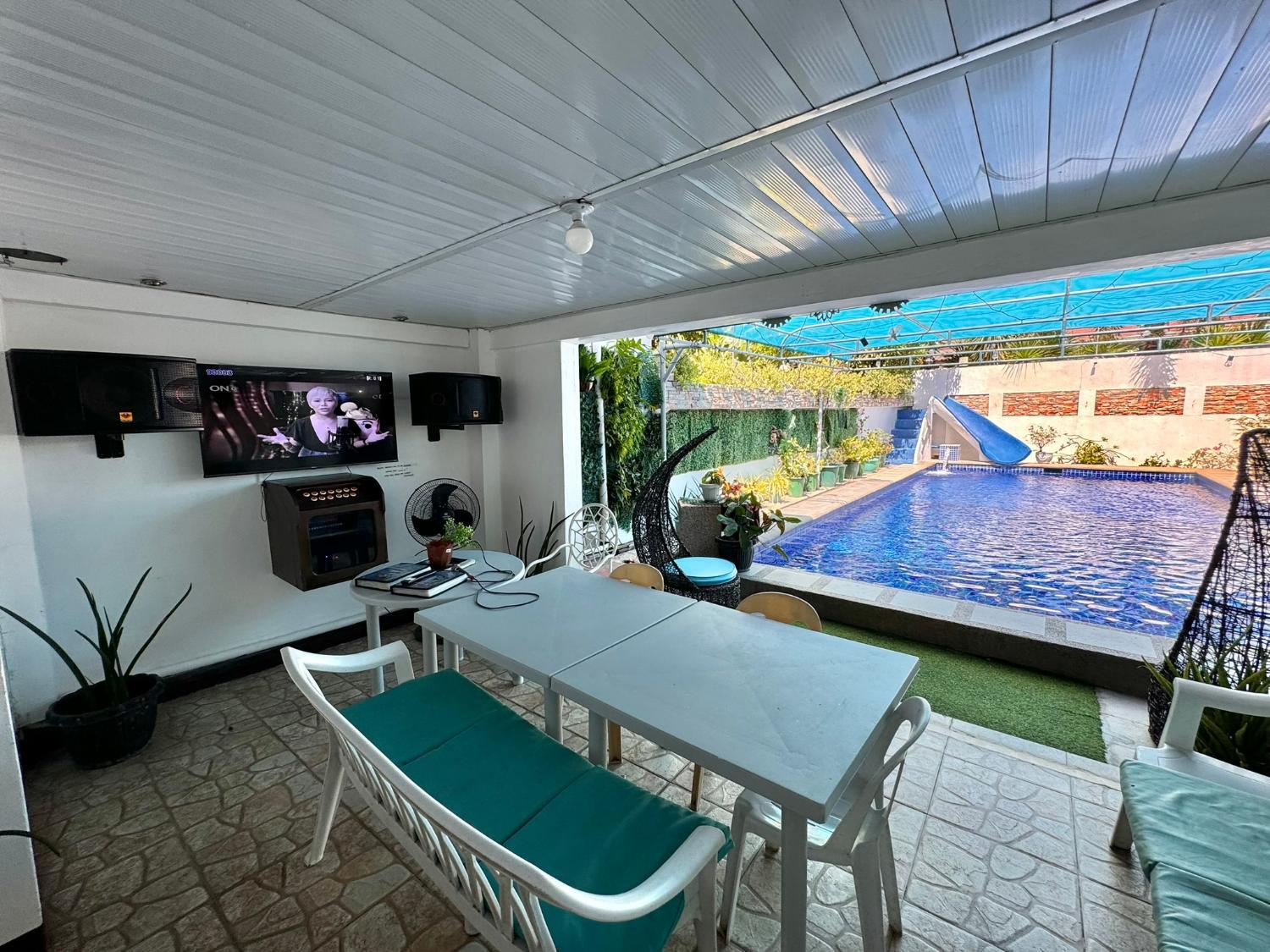 Shared lounge/TV area 2, CozyVilla at Villa Astudillo Pansol Private Hotspring Resort, Calamba City