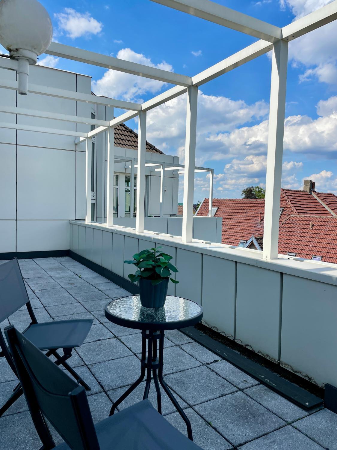 Balcony/terrace 3, Penthouses - Detmolder Strasse Bielefeld, Bielefeld