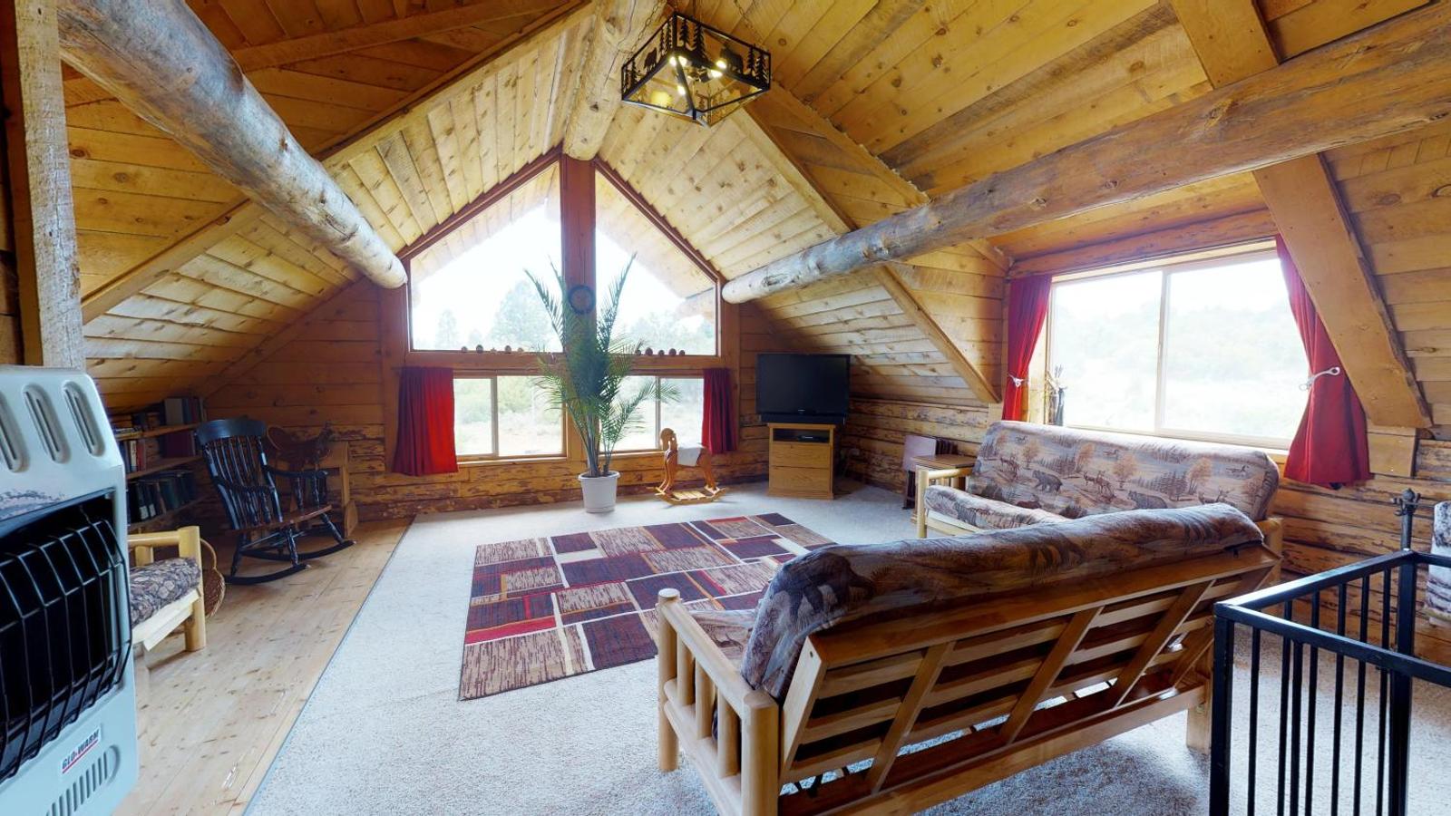 Canyon View Family Cabin Deck TV Room Games BBQ Campfire Main image 1