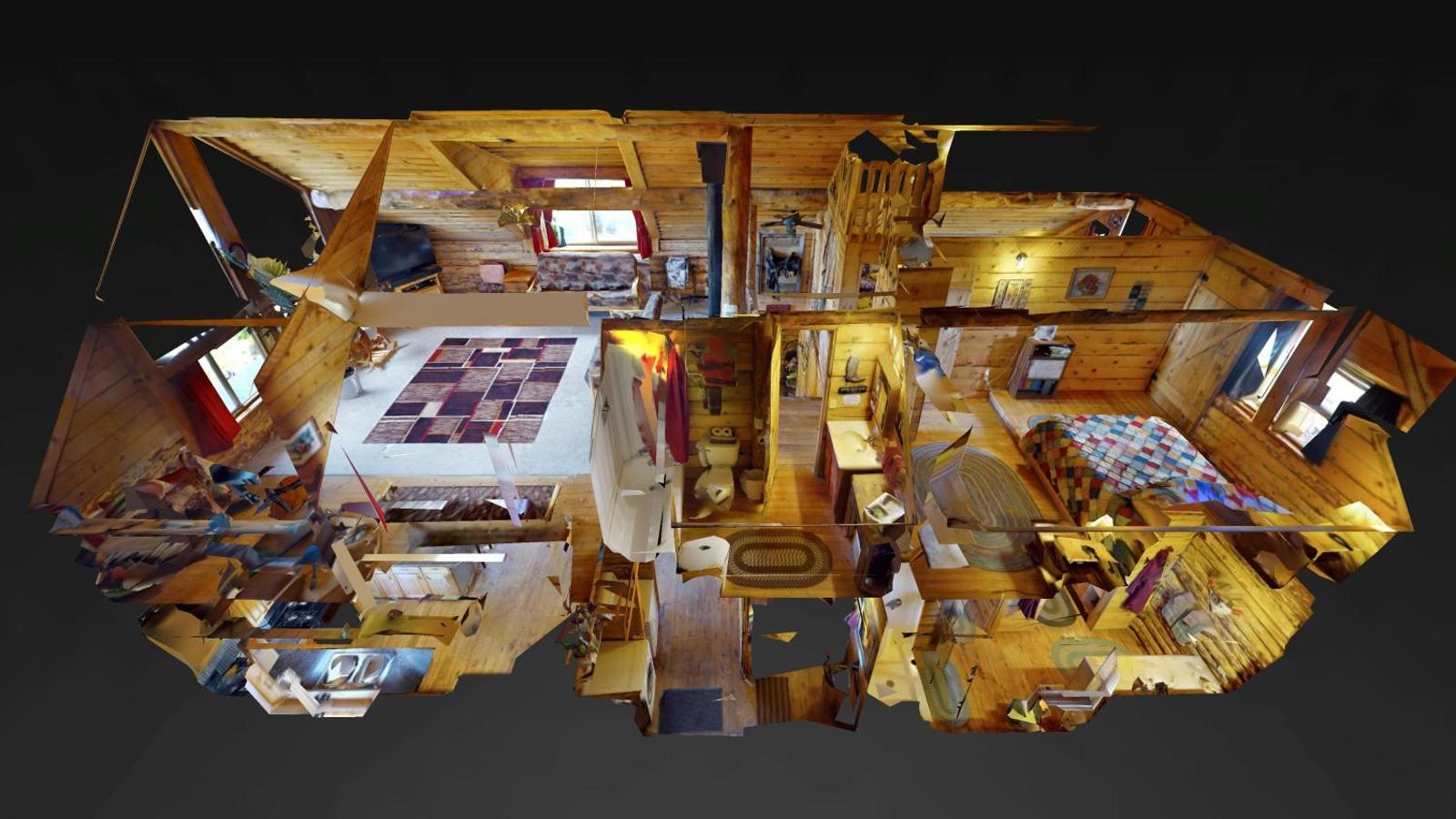 Canyon View Family Cabin Deck TV Room Games BBQ Campfire Main image 2