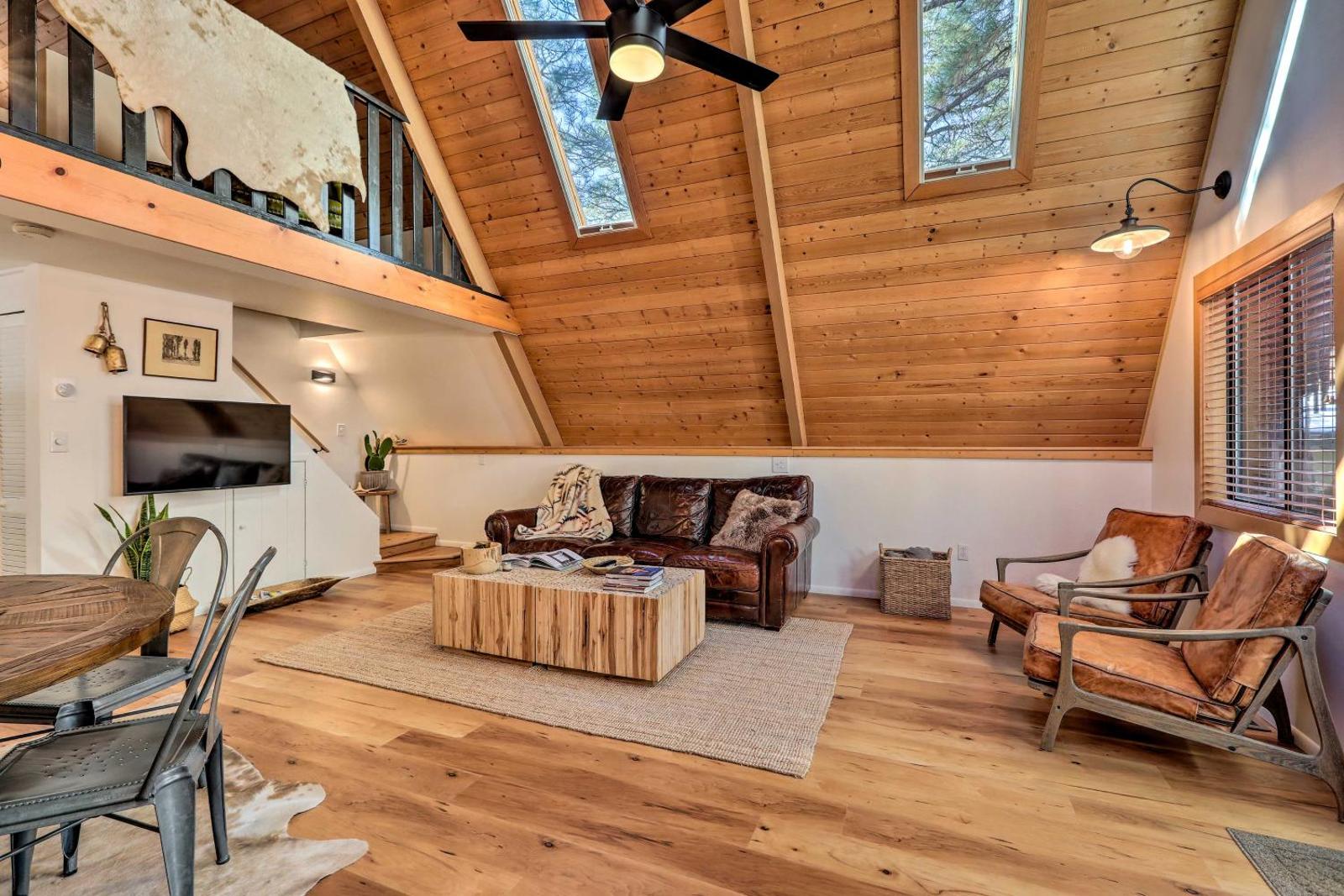 Modern A-Frame Cabin with Deck - Hike Bike and Ski! Main image 1