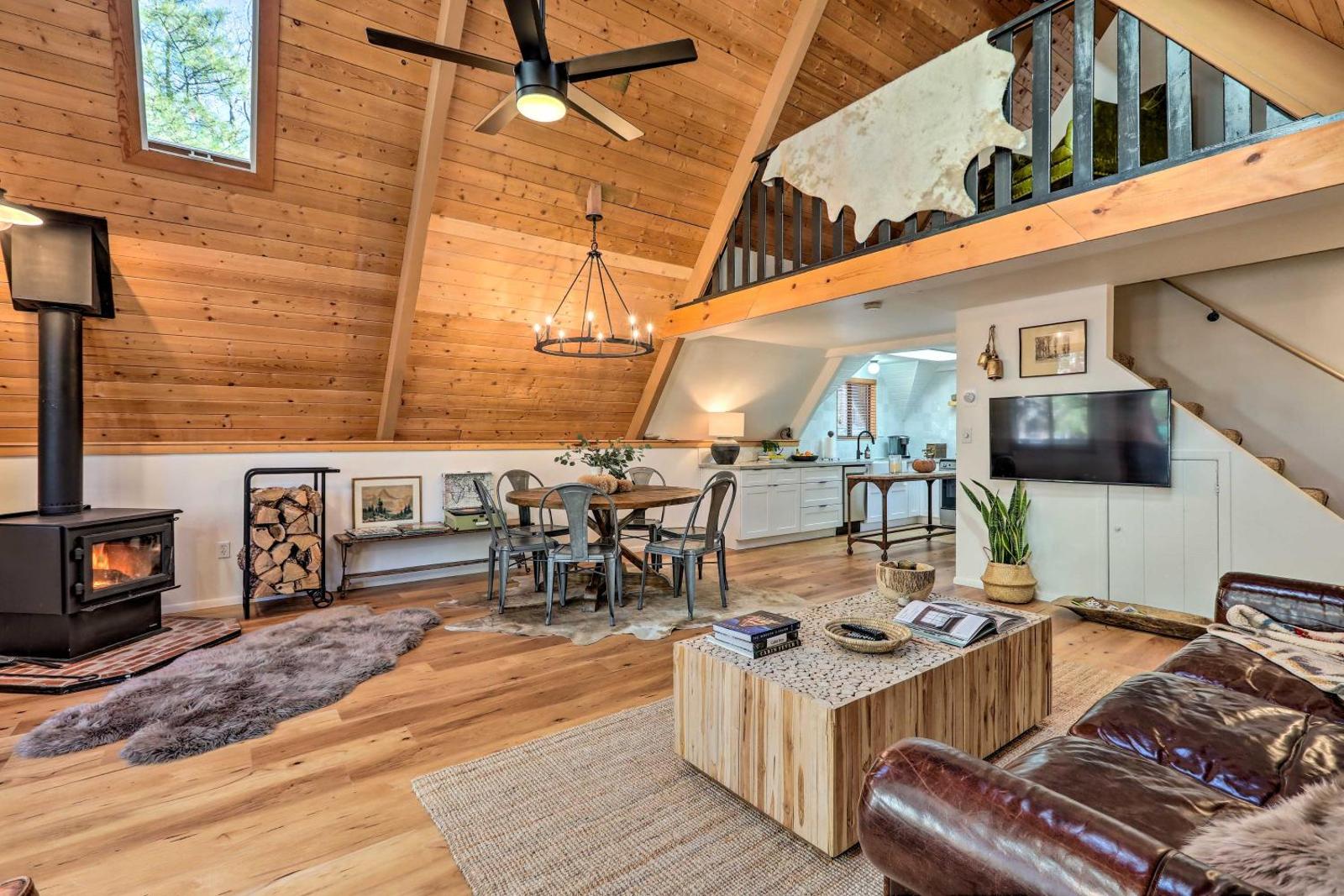 Modern A-Frame Cabin with Deck - Hike Bike and Ski! Main image 2