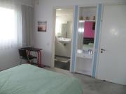 Double room with ensuite bathroom at Datacom building