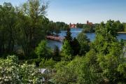 At the Trakai Castle At the Trakai Castle
