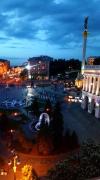 Independence Square · Khreschatyk. View on Independence Sq. fountains