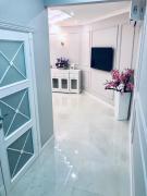 White apartments in Arcadia