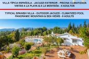 Private Heated Pool Jacuzzi 1225m2 garden in Villa Cipreses