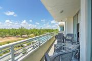 Beachside Biloxi Club Condo Balcony with Ocean View