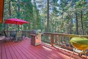 Camp Connell Cabin with Deck in Big Trees Village!