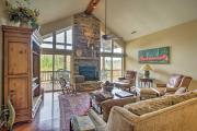 Green Shadows Condo with Fireplace, Deck and Views!