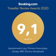 Apartamento Lujo, Primera linea playa, Garaje, Wifi, Piscina climatizada