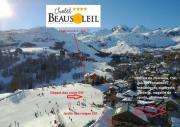 Chalet Beausoleil 4 étoiles - jacuzzi - au pied des pistes - domaine les sybelles