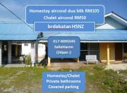 Chalet RM50 private pool homestay aircond RM100 Kakmah HSNZ pantai timur guest house Kuala Terengganu