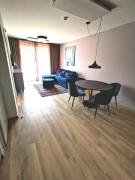 Malūno vilos, jaukūs dviejų kamabrių apartamentai su erdviu balkonu