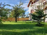 Modern mountain village chalet in Carpathians Modern mountain village chalet in Carpathians