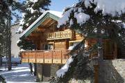 Chalet les SORBIERS, en rondins, classé 4****étoiles