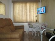 Apto Canto do Forte - Praia Grande - Local Privilegiado - 100 metros da Praia - Internet inclusa