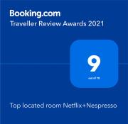 Contactless Check-In Top located room Netflix&Nespresso