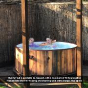 Luxurious Rural Cabin with Hot Tub Luxurious Rural Cabin with Hot Tub