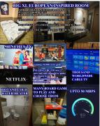 Staycation NETFLIX WIFI THOUSAND CABLE CHANNELS GAMES AND BOARD GAMES FIBER NET COZY COMFY STAY RELAX