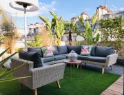 BEAUTIFUL PLACE WITH BREATHTAKING PRIVATE ROOFTOP TERRACE 210m2 IN CITY OF LOVE PARIS