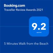 5 Minutes Walk from the Beach 5 Minutes Walk from the Beach