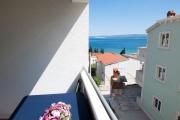 Studio Apartment in Duce with Sea View, Balcony, Air Conditioning, Wi-Fi (132-4)