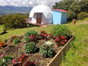 Glamping hermoso amanecer