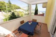 Studio apartment in Duce with sea view, balcony, air conditioning, WiFi 132-7