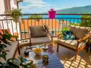 Cicciobello Lux Apartment Baošići with stunning sea view and private garage