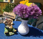 Ferienwohnung Gössweinstein, Urlaub für Paare und Hund, Balkon Parken