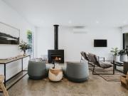 Lithic House -wood fire and bush views