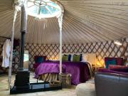 Yurt with Hot Tub near Hartington, Peak District Yurt with Hot Tub near Hartington, Peak District