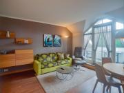 Dünenpark Binz - Komfortplus Ferienwohnung mit 1 Schlafzimmer und Balkon im Dachgeschoss 307