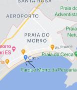 Loft Vista Mar 211 - Praia do Morro - prédio frente Mar - varanda com vista mar - elevador - atravessou a avenida, ja esta na Praia - internet - com garagem para carro pequeno