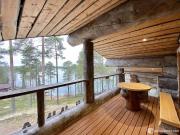 Spectacular Rural Log House with 2 Saunas next to a beautiful lake