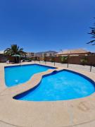 Cabañas con piscina donde Thomas