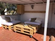 Estudio cerca del mar con terraza