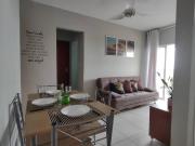 Apto pé na areia em Praia Grande!