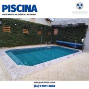 Casa com piscina, churrasqueira, 3 suítes com ar condicionado
