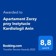 Apartament Zorzy przy Instytucie Kardiologii Anin