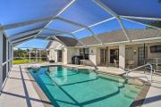 Game Room, Lanai and Pool Breezy Cape Coral House!