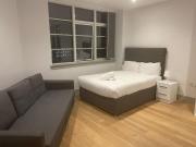 CITY SKYLINE VIEWS 1Bed Studio Apartment Free WIFI & Netflix Sleeps 3 Perfect for Solo & Coupled Travelers